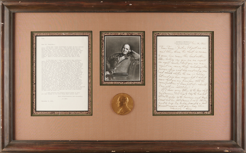 Lot 87 Harry S. Truman Autograph Letter Signed to Dean Acheson: 
