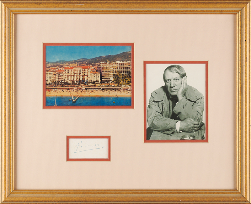 Lot 278 Pablo Picasso Signature