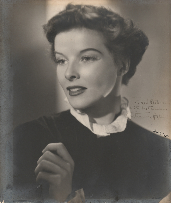 Lot 563 Katharine Hepburn Signed Photograph
