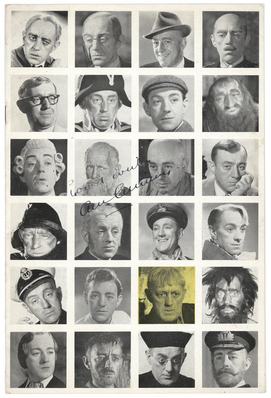 Lot 544 Alec Guinness Signed Program
