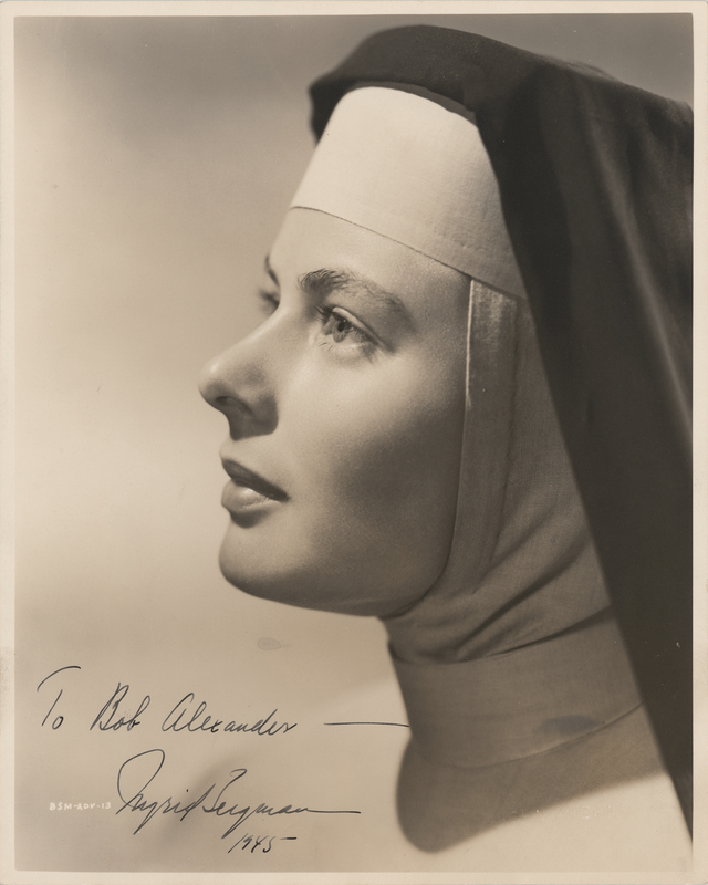 Lot 471 Ingrid Bergman Signed Photograph