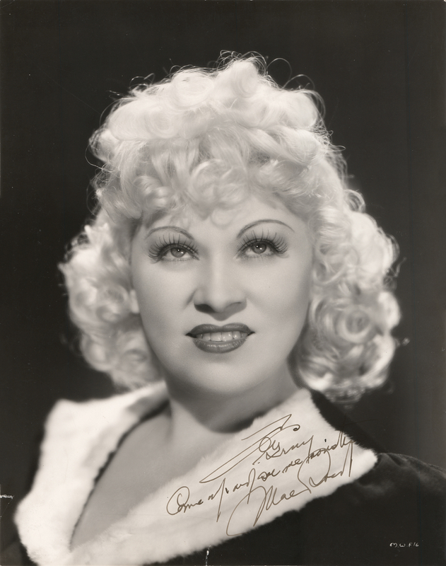 Lot 739 Mae West Signed Photograph - 