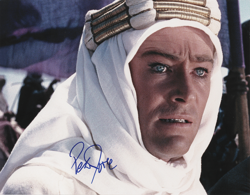 Lot 678 Peter O'Toole Signed Oversized Photograph