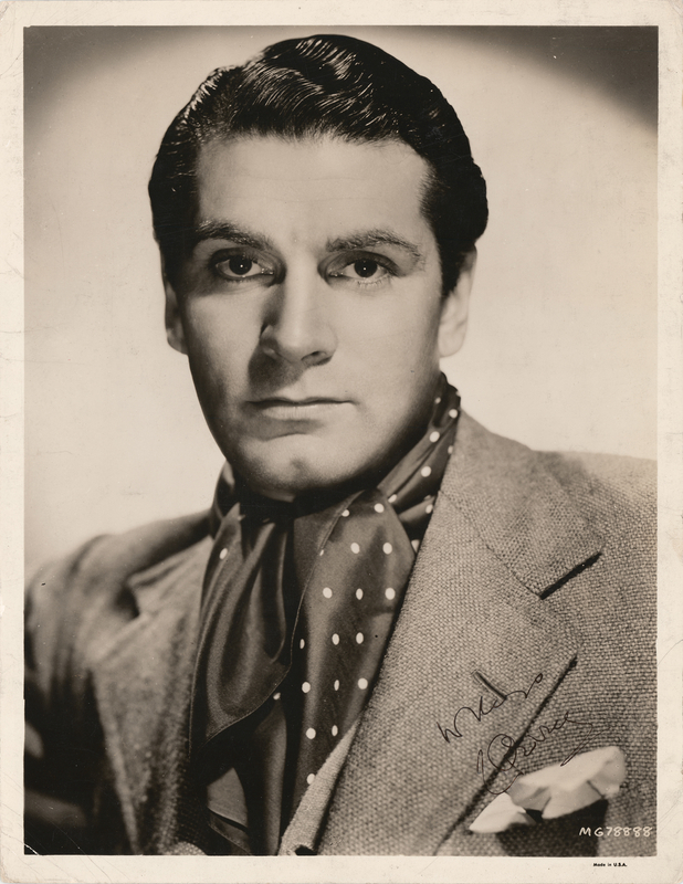 Lot 680 Laurence Olivier Signed Oversized Photograph
