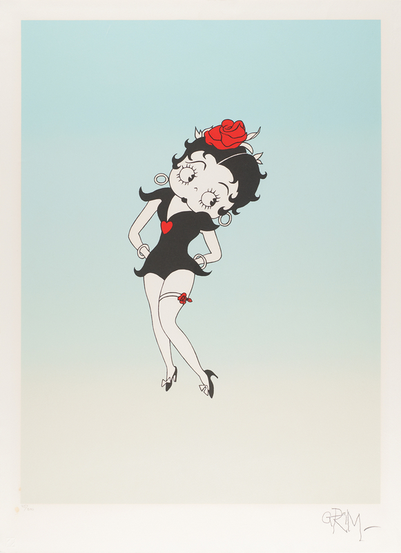 Lot 324 Grim Natwick Signed 'Betty Boop' Lithograph (Ltd. Ed. #75/300) - 20.5˝ x 28˝