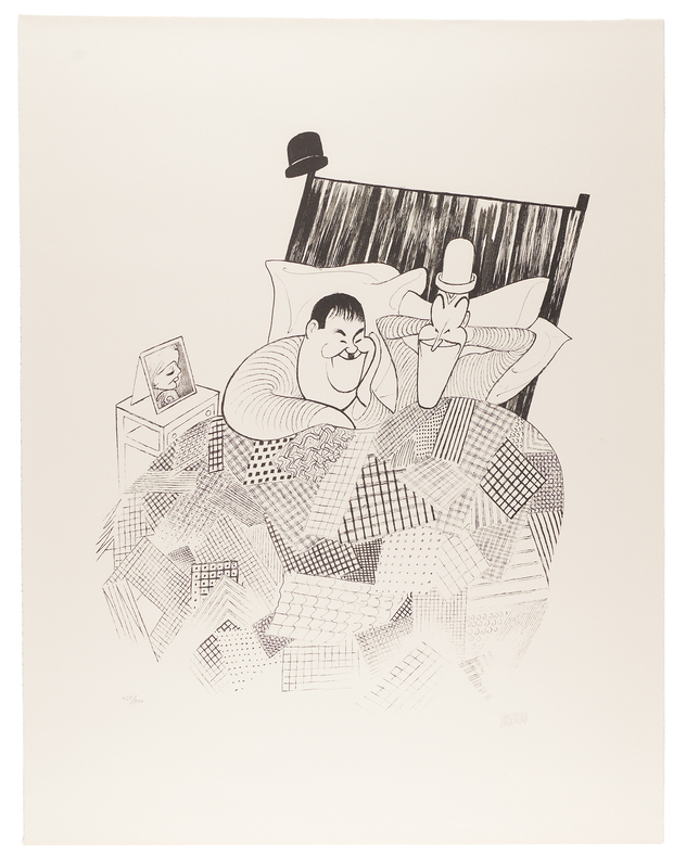 Lot 311 Al Hirschfeld Signed 'Laurel & Hardy' Lithograph (Ltd. Ed. #425/500) - 21˝ x 27˝