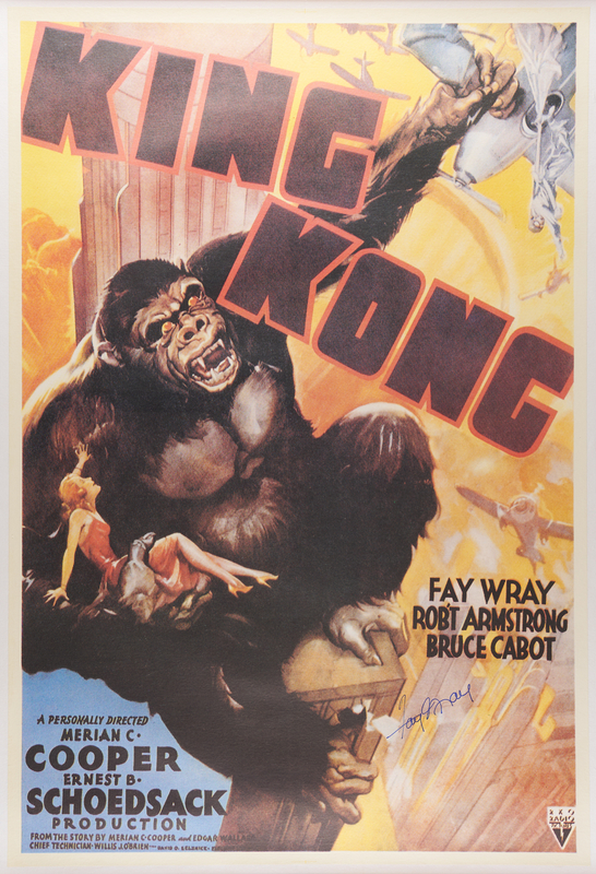 Lot 749 King Kong: Fay Wray Signed Poster (39˝ x 26.75˝)