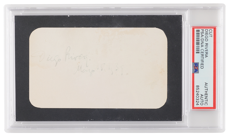 Lot 279 Diego Rivera Signature