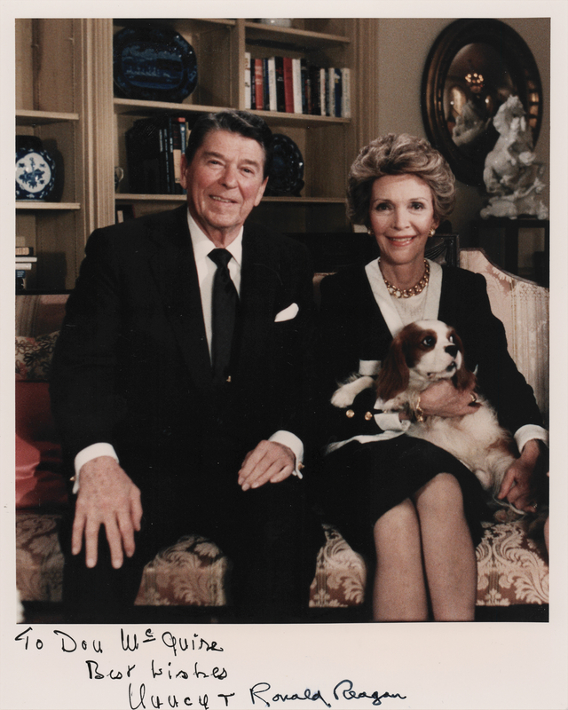Lot 130 Ronald and Nancy Reagan Signed Photograph