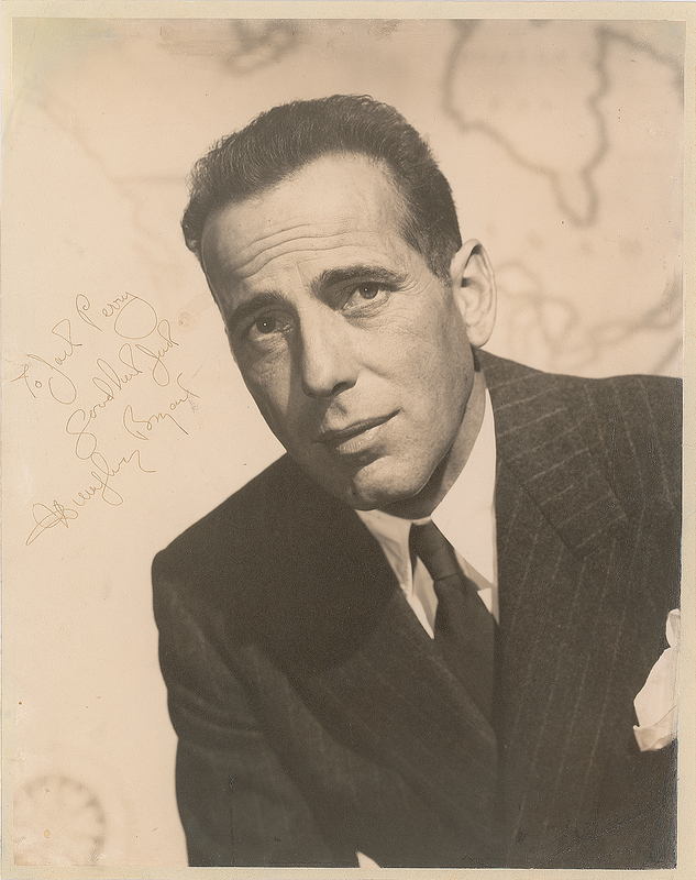 Lot 474 Humphrey Bogart Oversized Signed Photograph
