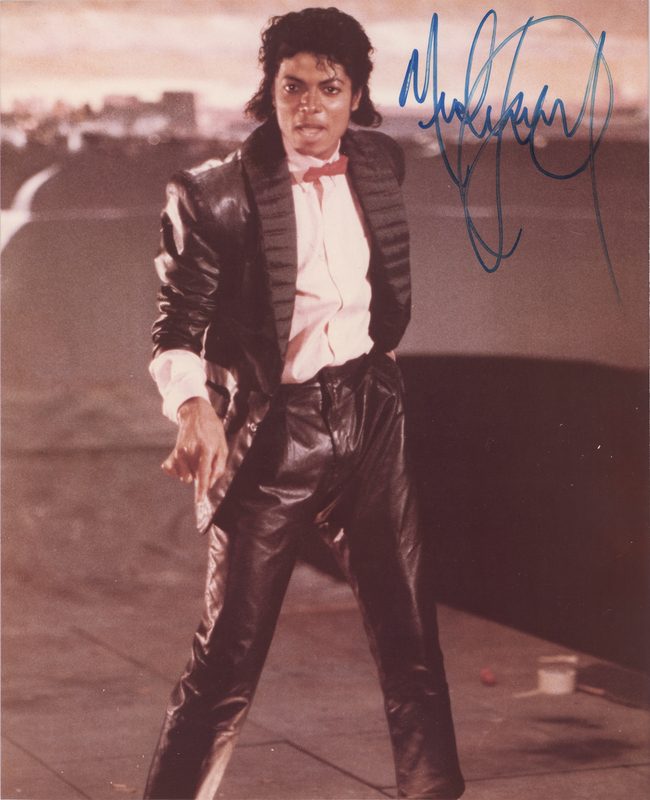 Lot 443 Michael Jackson Signed Photograph