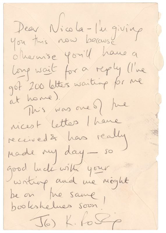 Lot 363 J. K. Rowling Autograph Letter Signed 