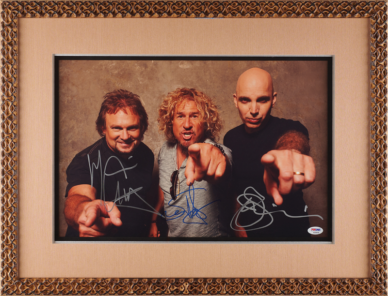 Lot 394 Chickenfoot Oversized Signed Photograph