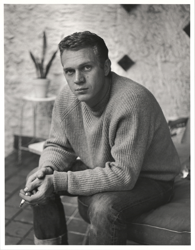 Lot 621 Steve McQueen Original Oversized Photographic Print by Roy Schatt