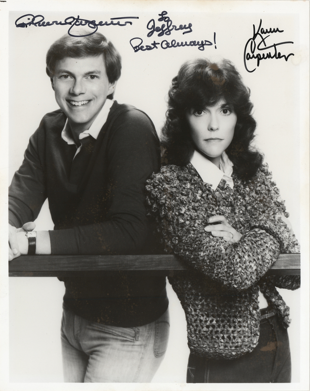 Lot 440 The Carpenters Signed Photograph