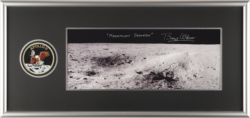 Lot 259 Buzz Aldrin Signed Panoramic Photograph