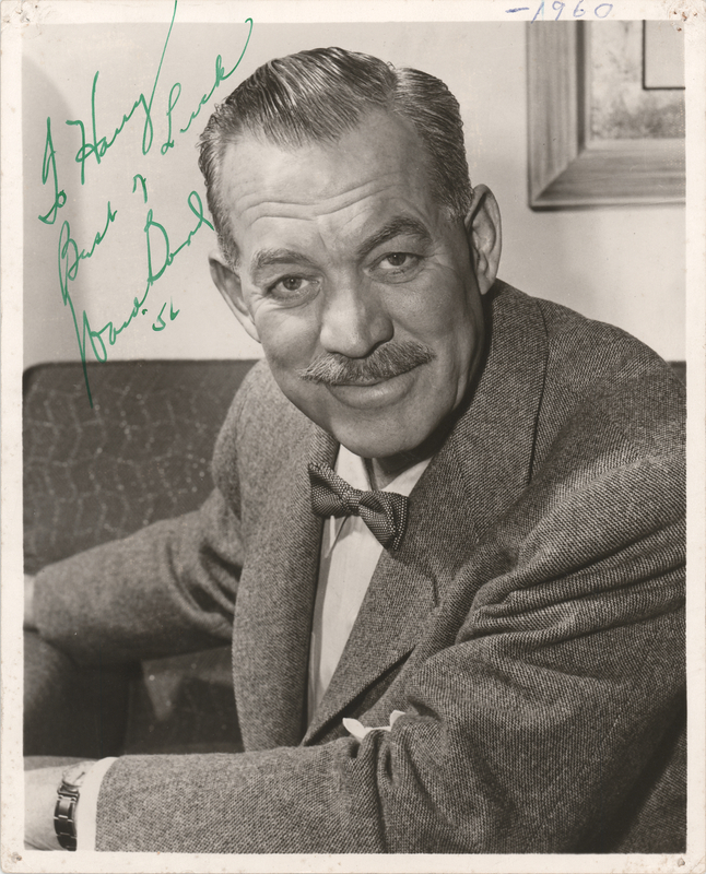 Lot 478 Ward Bond Signed Photograph