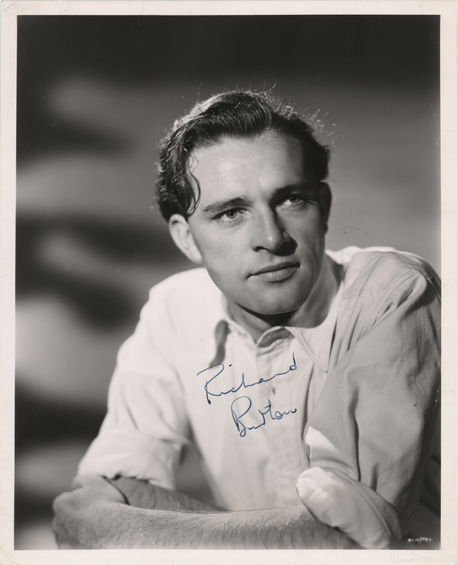 Lot 484 Richard Burton Signed Photograph