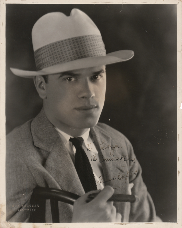Lot 488 Frank Capra Signed Photograph