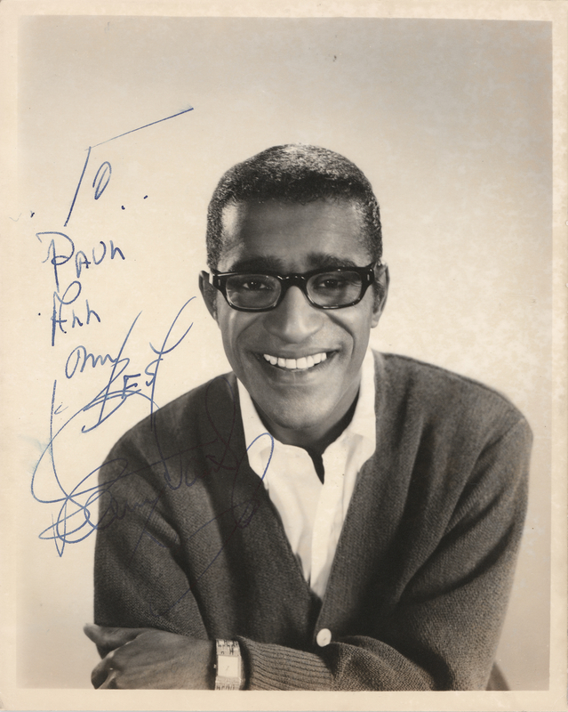 Lot 511 Sammy Davis, Jr. Signed Photograph