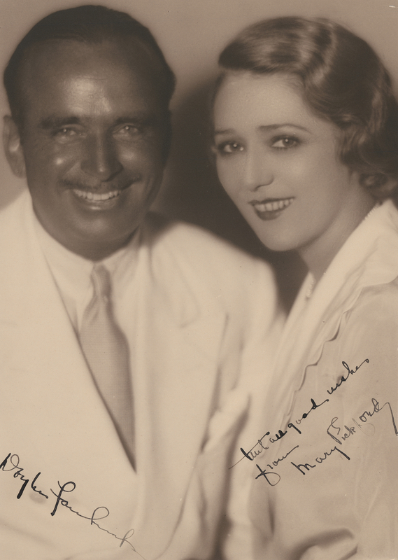 Lot 684 Mary Pickford and Douglas Fairbanks, Sr. Signed Photograph