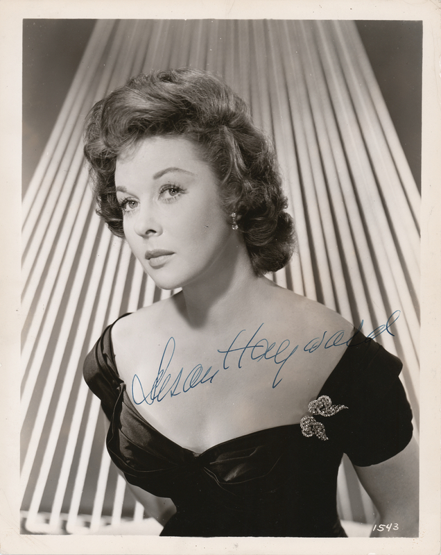 Lot 550 Susan Hayward Signed Photograph