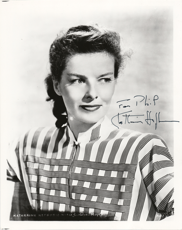 Lot 562 Katharine Hepburn Signed Photograph