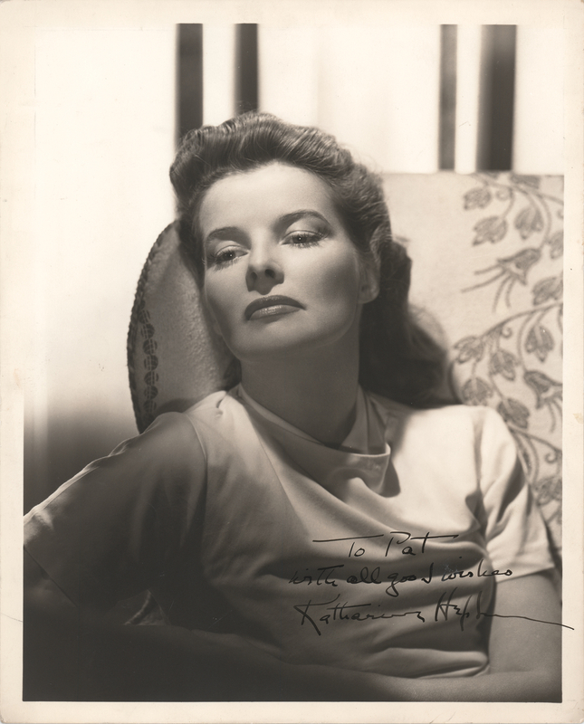 Lot 559 Katharine Hepburn Signed Photograph