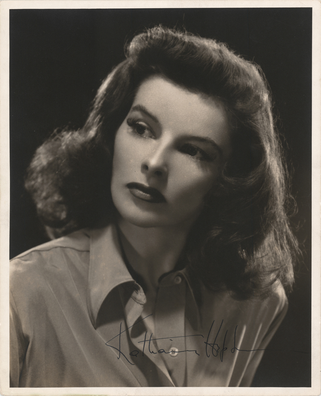 Lot 560 Katharine Hepburn Signed Photograph
