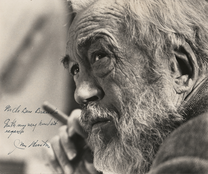Lot 573 John Huston Signed Photograph