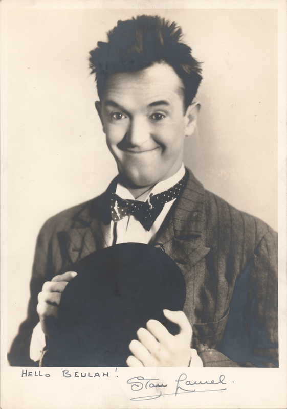 Lot 591 Stan Laurel Signed Photograph