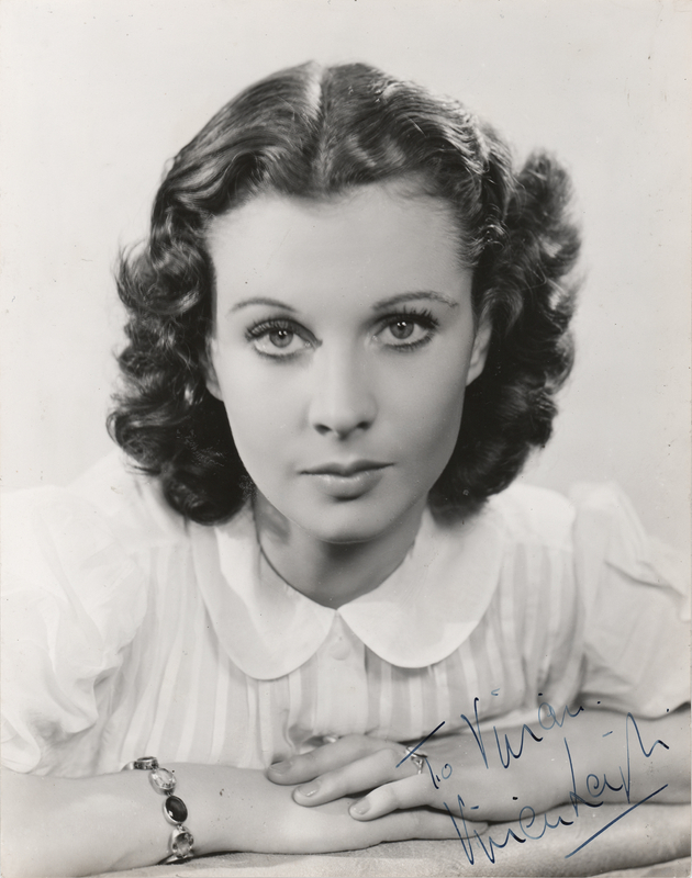 Lot 596 Vivien Leigh Signed Photograph