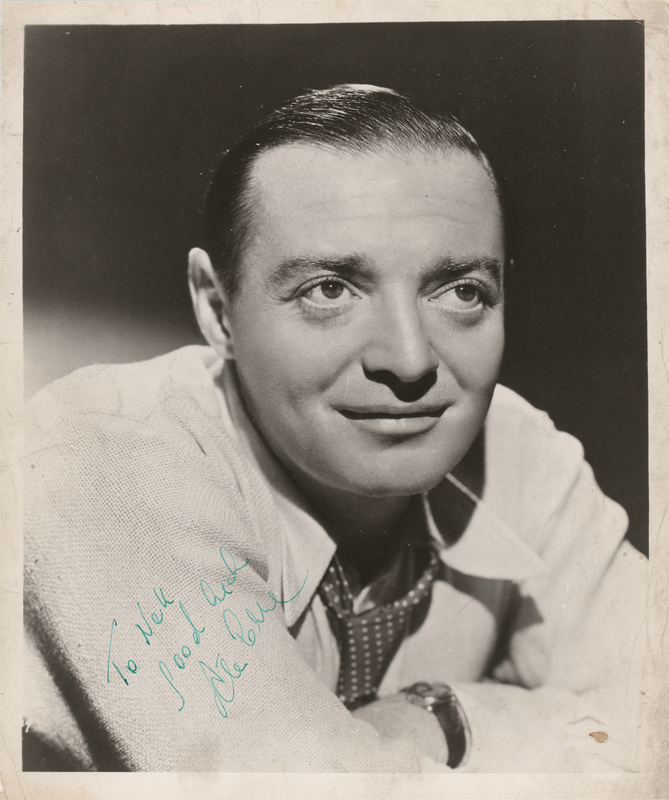Lot 600 Peter Lorre Signed Photograph