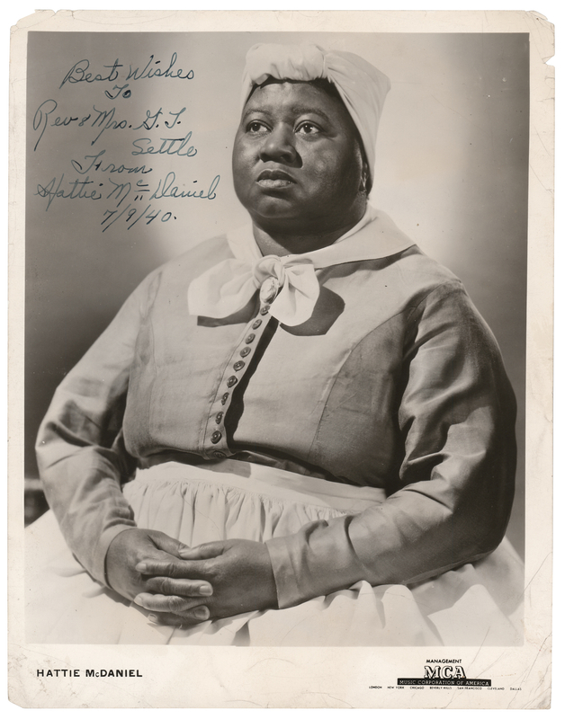 Lot 535 Gone With the Wind: Hattie McDaniel Signed Photograph