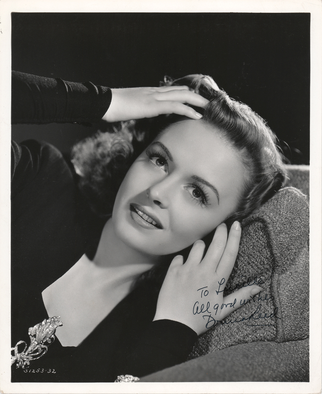 Lot 692 Donna Reed Signed Photograph
