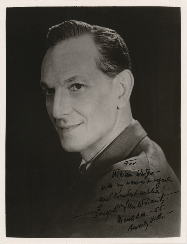 Lot 707 Joseph Schildkraut