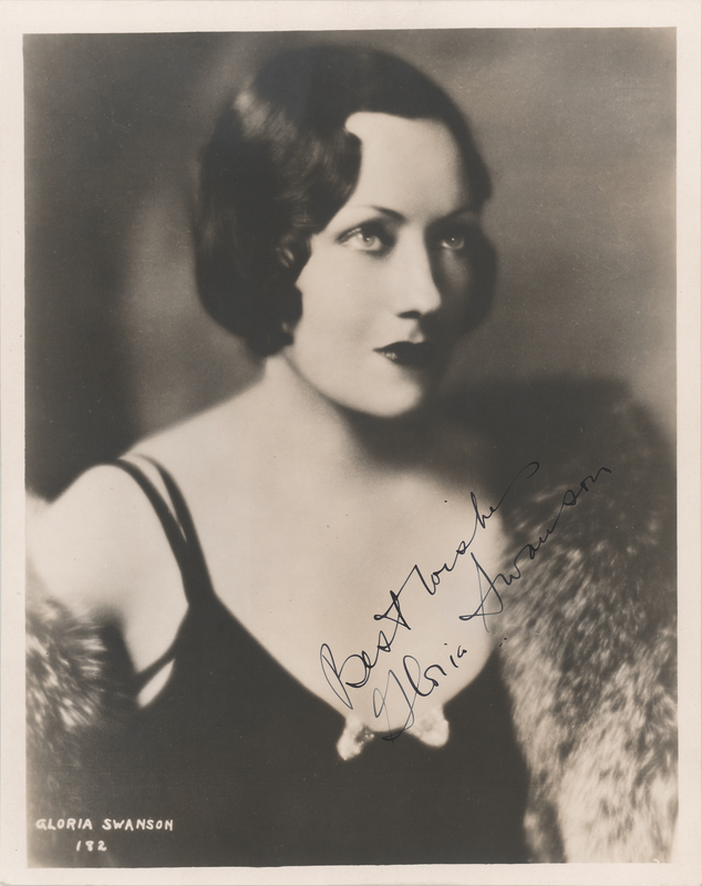 Lot 724 Gloria Swanson Signed Photograph