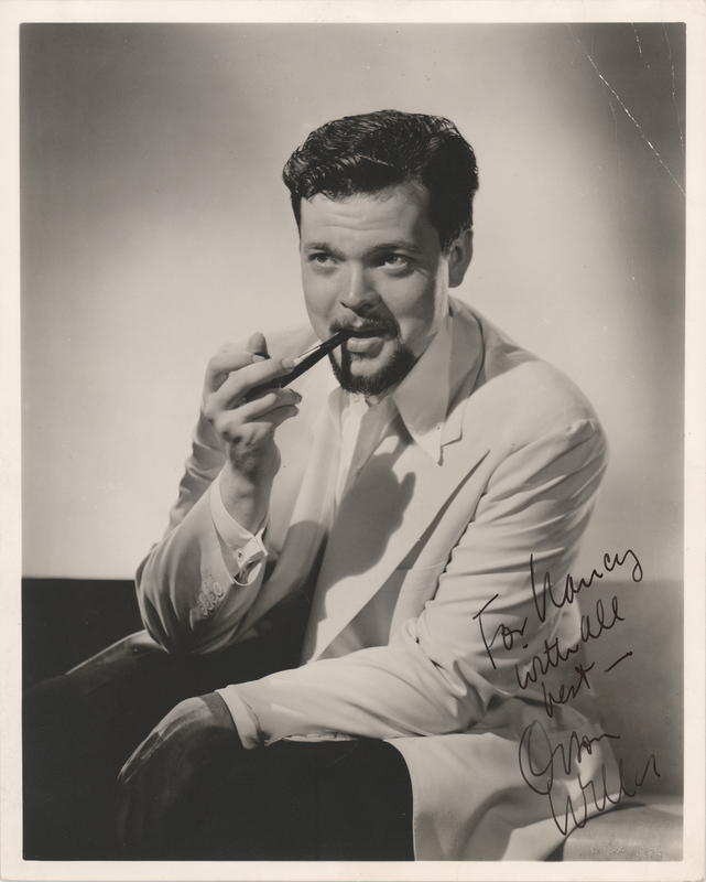 Lot 737 Orson Welles Signed Photograph