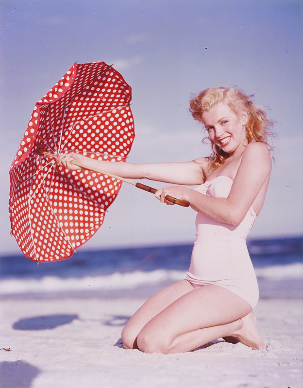 Lot 638 Marilyn Monroe Oversized Original Photograph by Andre de Dienes - PSA Type II