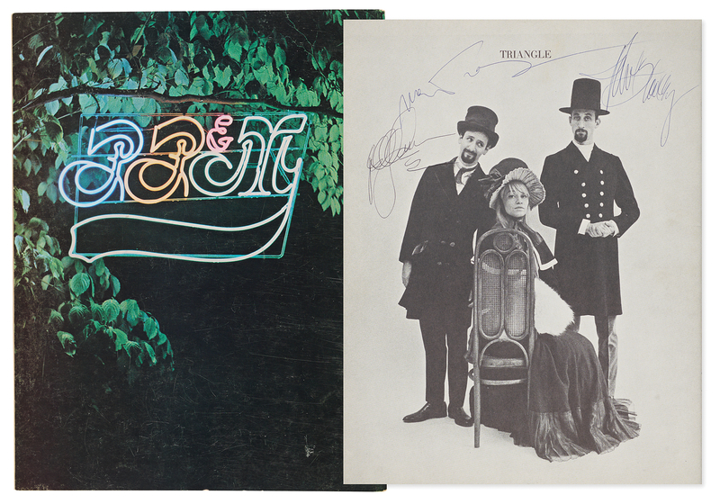 Lot 379 Peter, Paul, and Mary Signed Program