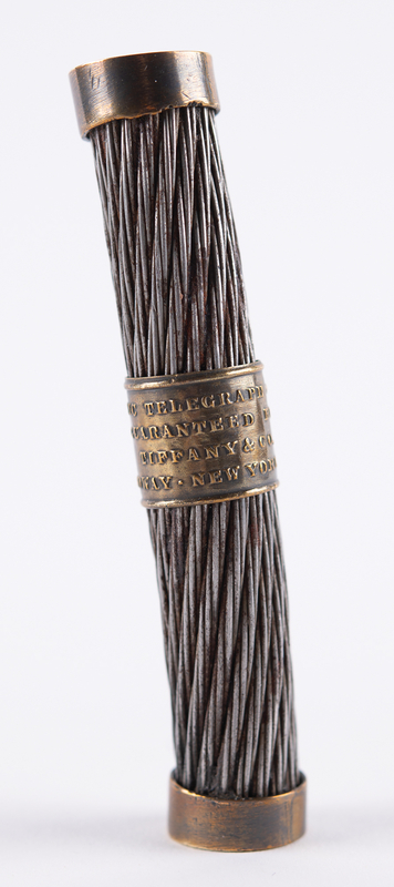Lot 221 Transatlantic Telegraph Cable Relic by Tiffany's