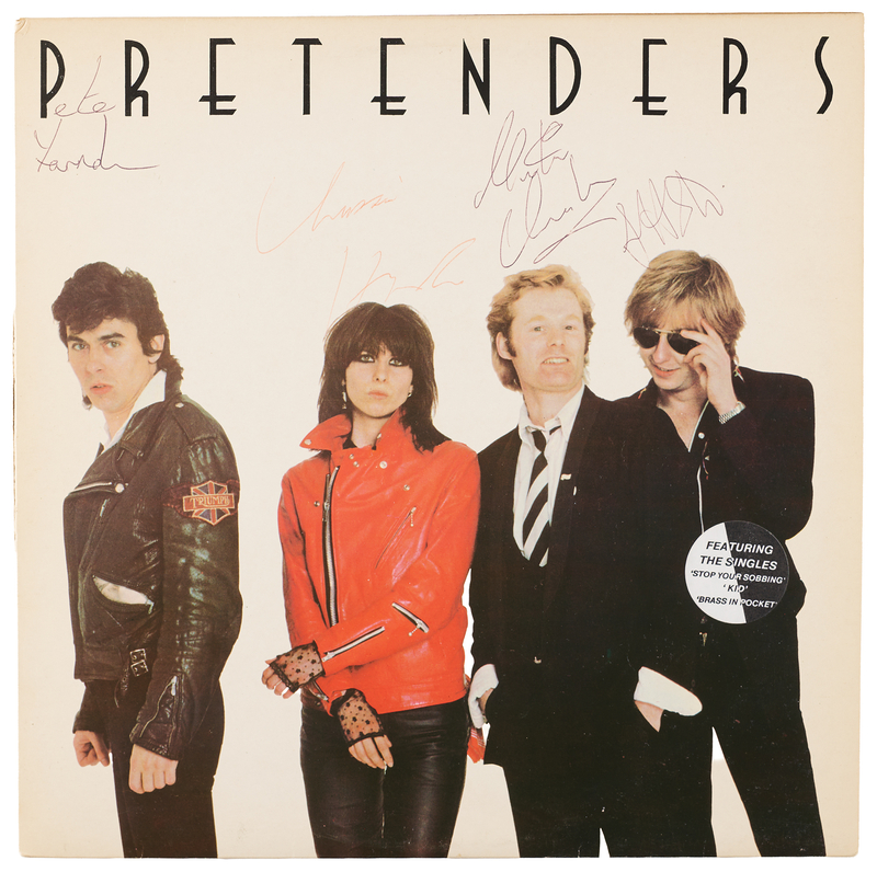 Lot 421 The Pretenders Signed Album - Self-Titled Debut