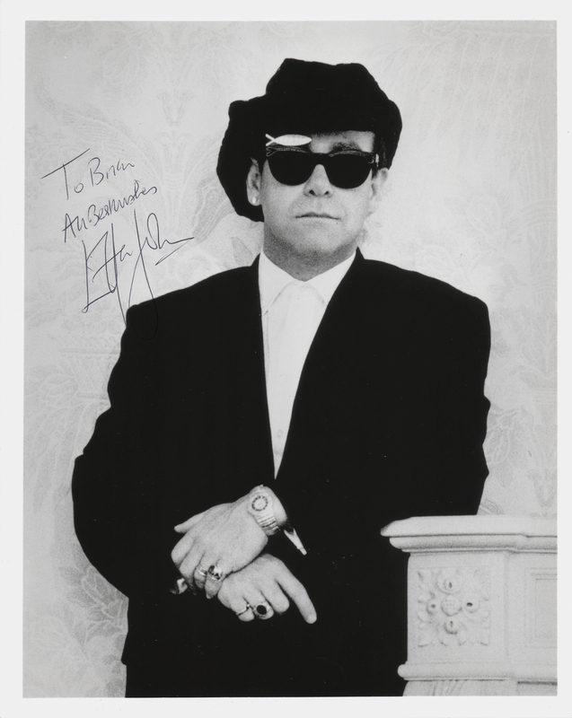 Lot 413 Elton John Signed Photograph