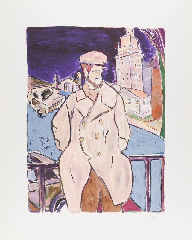 Lot 403 Bob Dylan Signed Oversized Giclee Print - 'Man on a Bridge' (Ltd. Ed. #295/295)