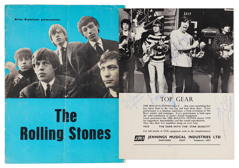 Lot 426 Rolling Stones Signed 1964 UK Tour Program