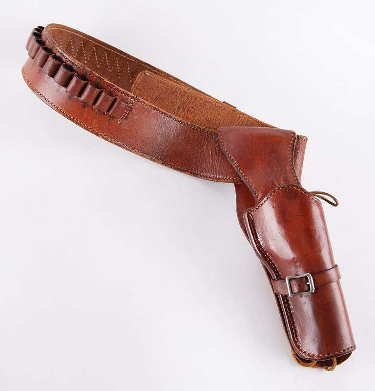 Lot 624 Steve McQueen's Gun Belt and Holster by Alfonso's of Hollywood - From the Collection of Photographer Barry Feinstein
