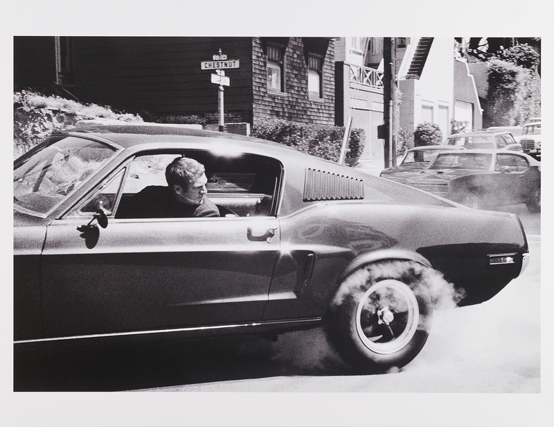 Lot 617 Steve McQueen Original Oversized 'Bullitt' Photograph by Barry Feinstein
