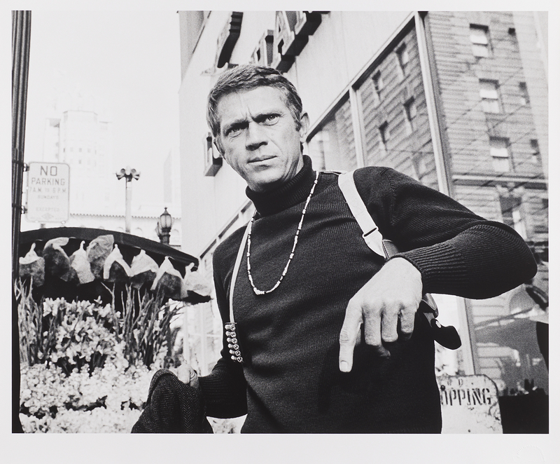 Lot 620 Steve McQueen Original Oversized 'Bullitt' Photograph by Barry Feinstein (Ltd. Ed. #8/50)