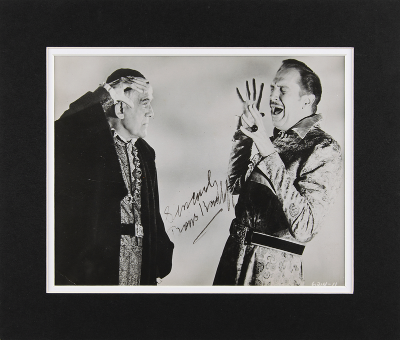Lot 580 Boris Karloff Signed Photograph