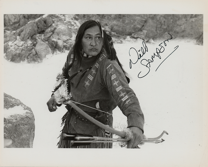 Lot 705 Will Sampson Signed Photograph